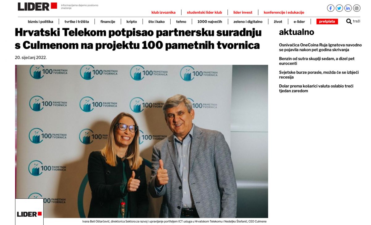 3. 100 pametnih tvornica