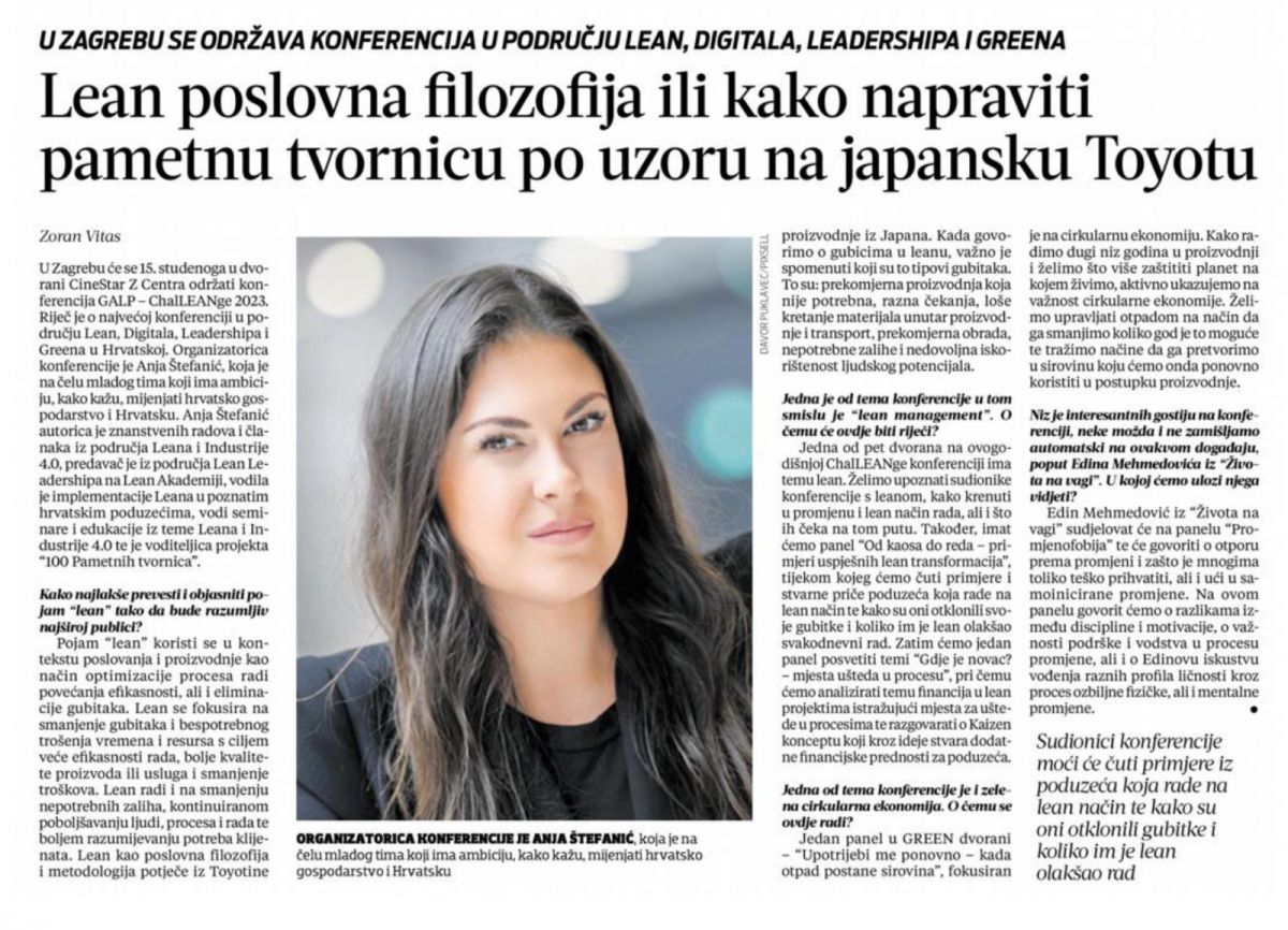 1. GALP ChalLEANge konferencija